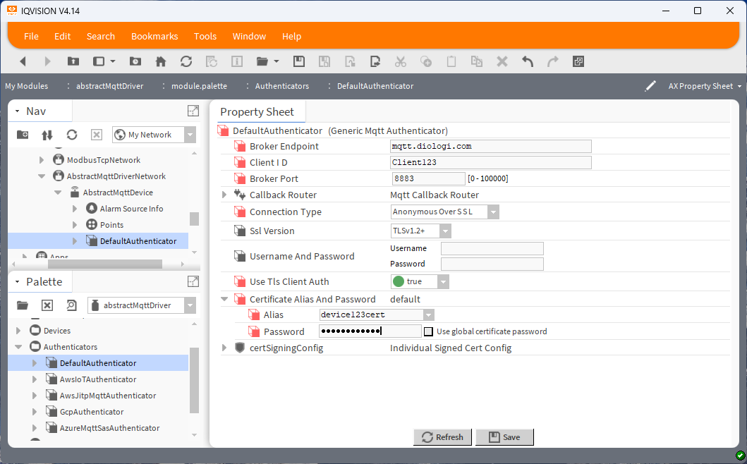 11 - Config - Authenticator settings