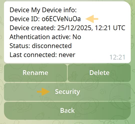 Device security