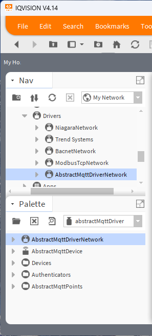 8 - Config - drag-and-drop AbstractMqttNetworkDriver