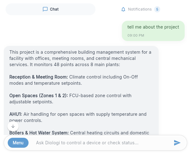 AI project info request